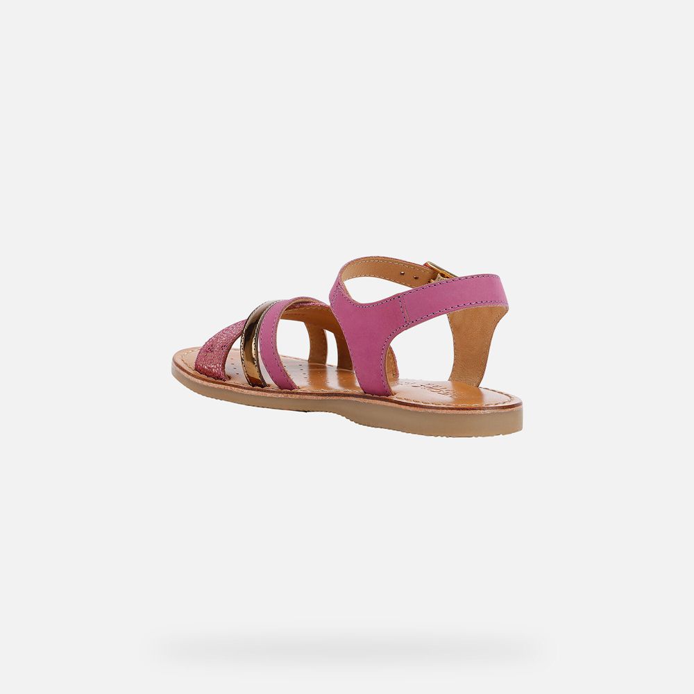 Sandalias Geox Menina Rosa - Eolie - IBWRK8624